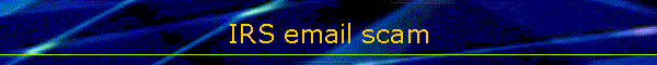 IRS email scam